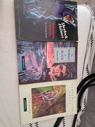 3 libros literatura y novela en ingles