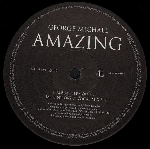 George Michael ‎– Amazing (The Mixes)