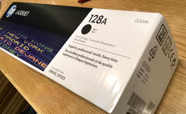 Cartucho de toner HP 128A - CE320A NEGRO