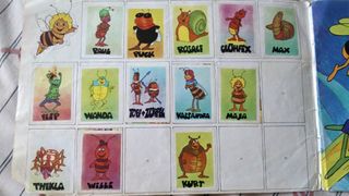 Álbum la abeja Maya 1978. Incompleto