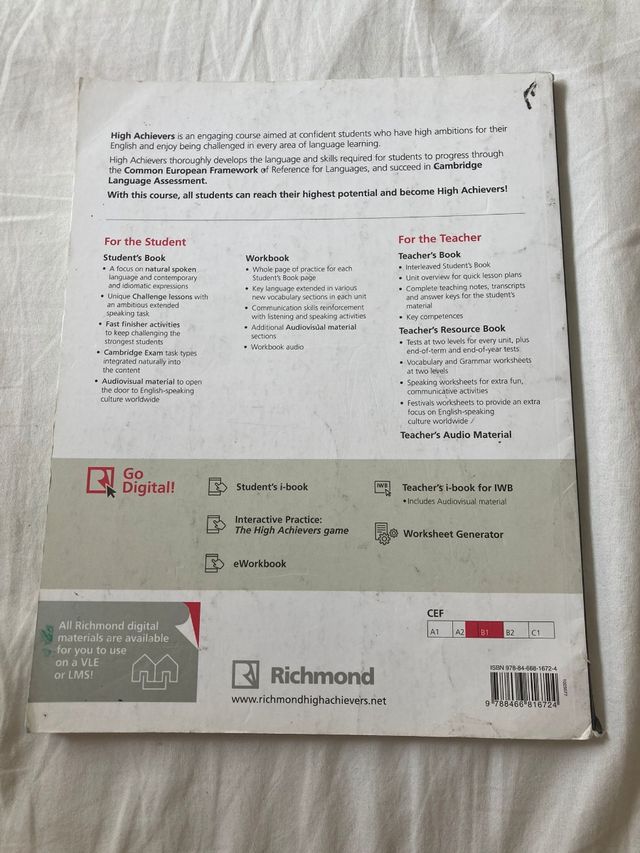 High Achieverd Student`s book B1+