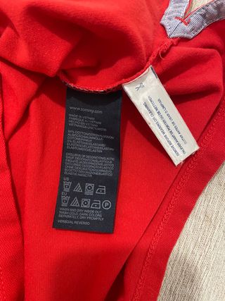 Polo TOMMY Hilfiger rojo de mujer 