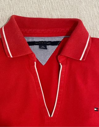 Polo TOMMY Hilfiger rojo de mujer 