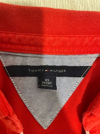 Polo TOMMY Hilfiger rojo de mujer 