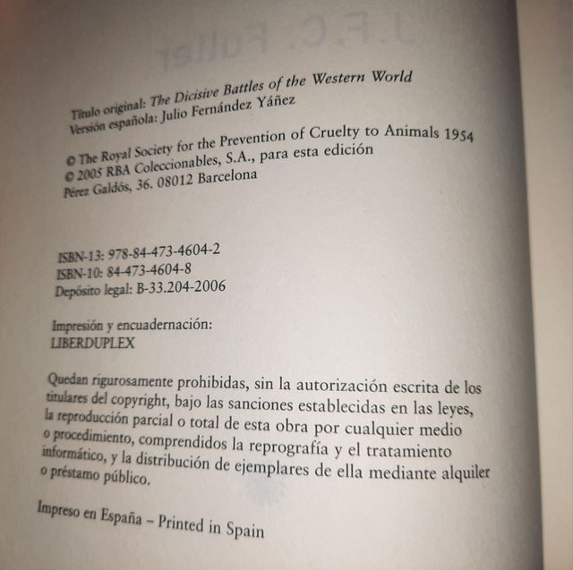 Libro Batallas decisivas