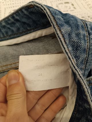 Pantalón vaquero Armani jeans recto hip hop