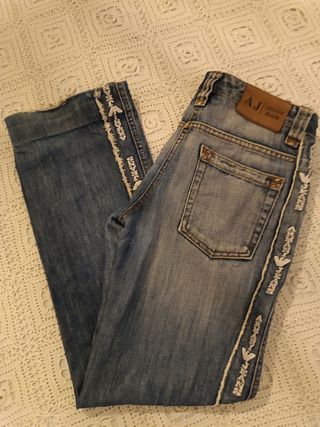 Pantalón vaquero Armani jeans recto hip hop