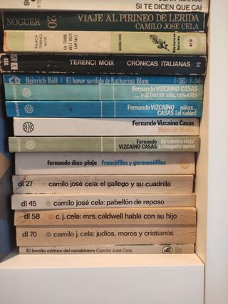 Colección libros Cela