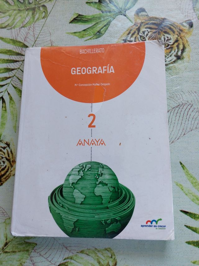 Feografia de 2 bachillerato , editorial Anaya