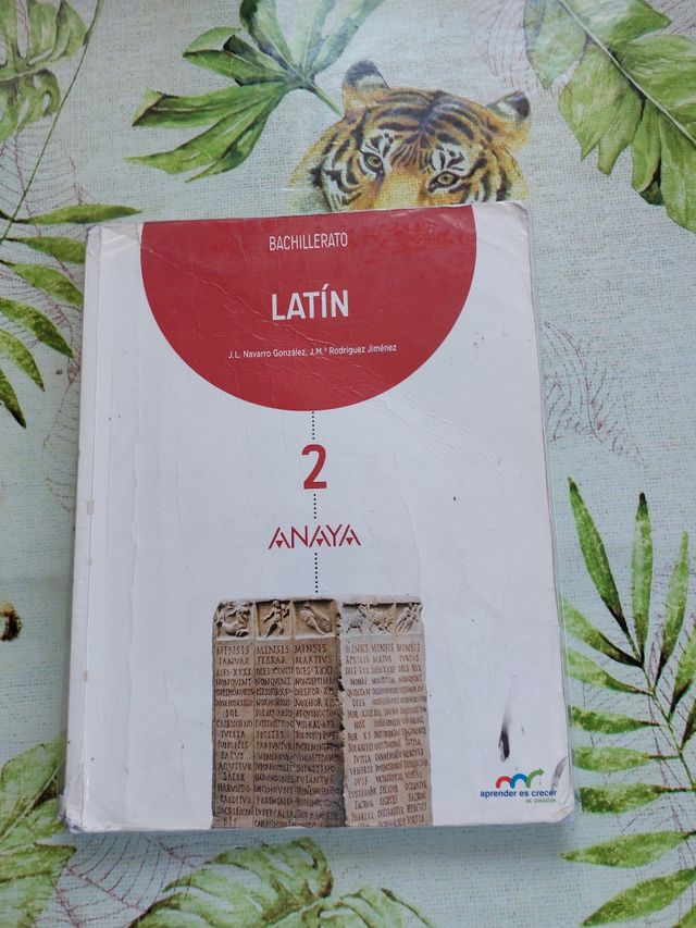 Latin 2 Bachillerato, Anaya