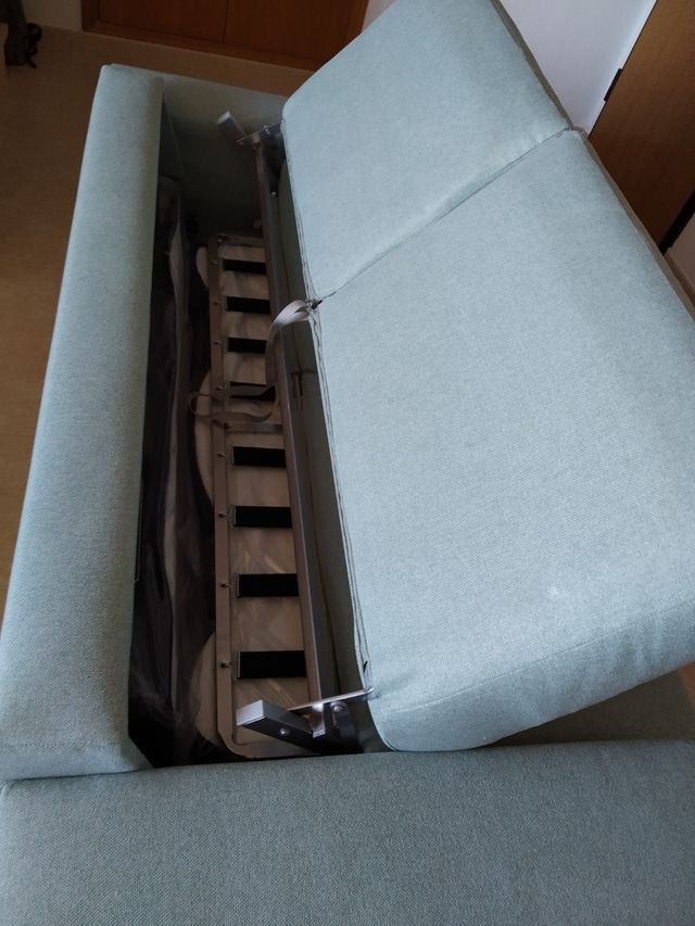 sofa cama de segunda mano por 500 EUR en Castellón de la Plana/Castelló de la Plana en WALLAPOP
