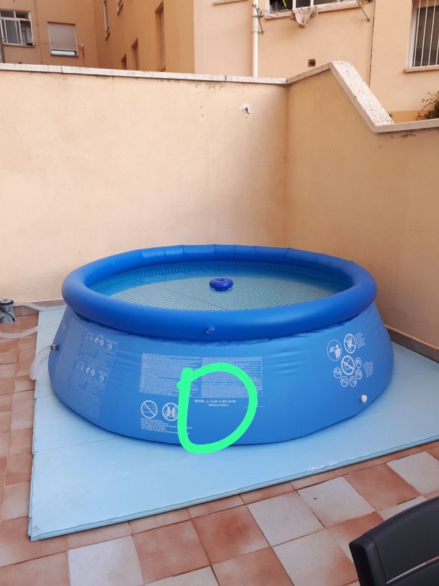 Piscina y accesorios básicos.