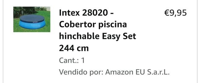 Piscina y accesorios básicos.