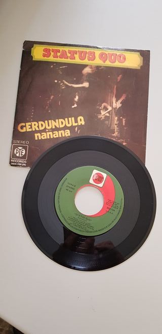 Single  Status Quo muy antiguo Gerdundula y Nanana