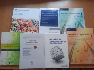 Pack libros Economía, Ade.