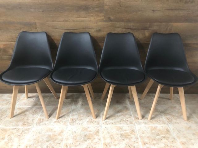 pack  sillas escandinavas  comedor o cocina