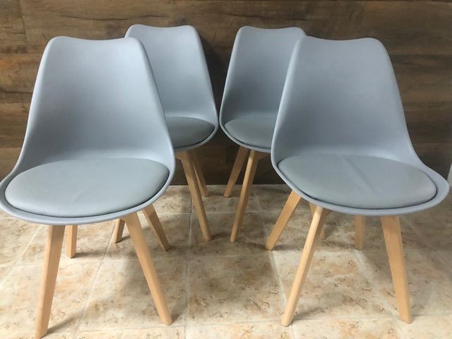 pack  sillas escandinavas  comedor o cocina