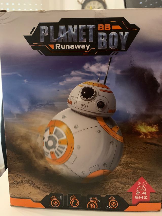 Divertido robot BB-8 Planet boy Runaway