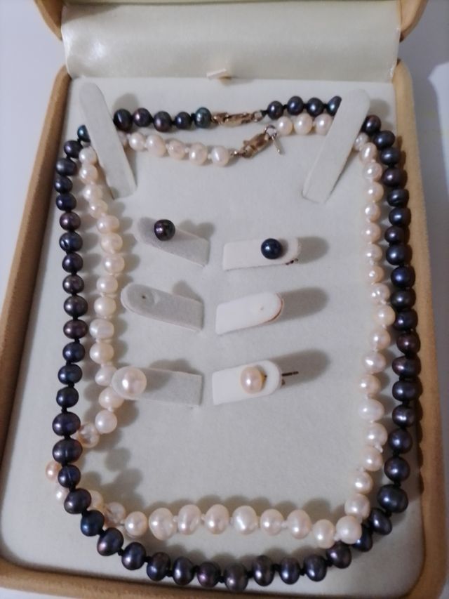 Conjunto Collares Perlas