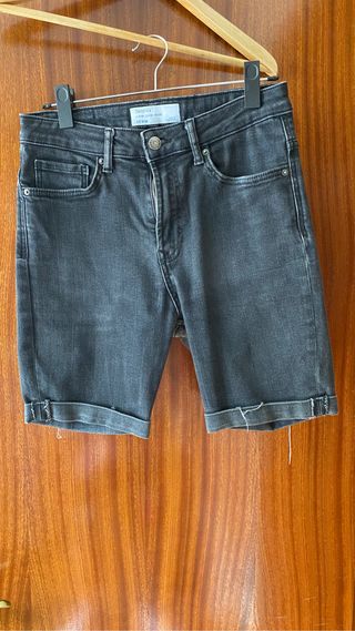 Vaquero cortos negro