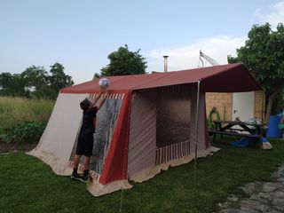 Tienda de campaña de lona