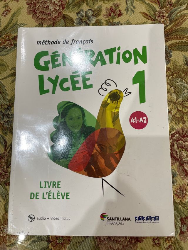 Libro de Francés 1 Bachillerato.