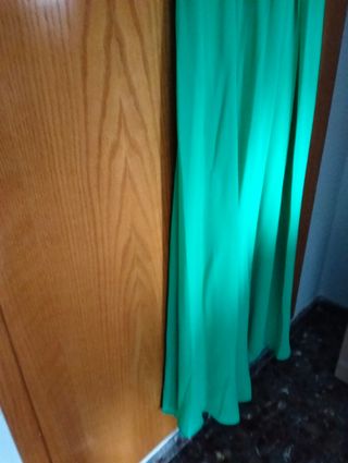 Vestido de fiesta verde