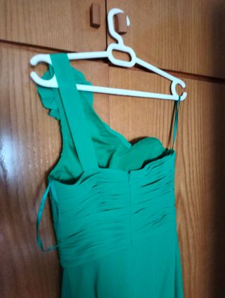 Vestido de fiesta verde