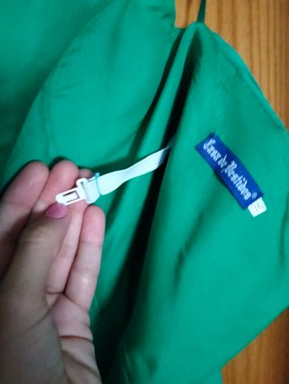 Vestido de fiesta verde