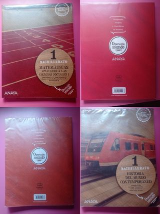 Libros de 1° BACHILLERATO.
