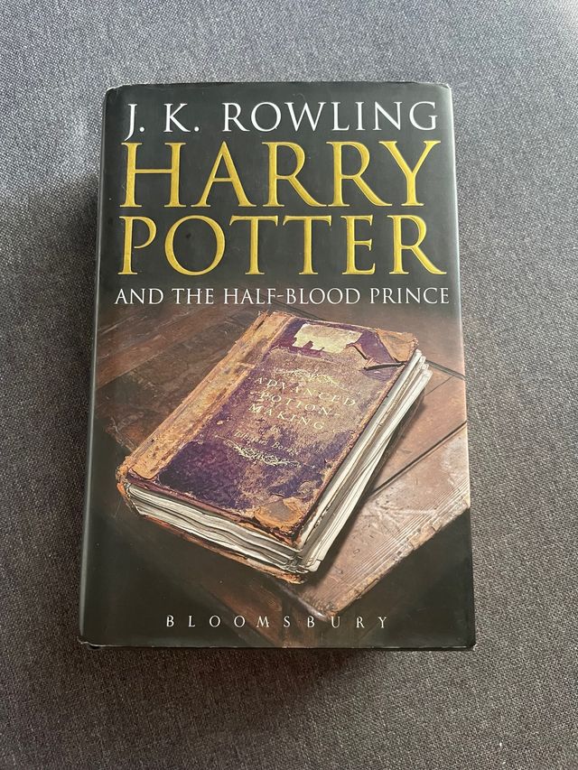 Libro Harry Potter 6 en inglés primera edición 