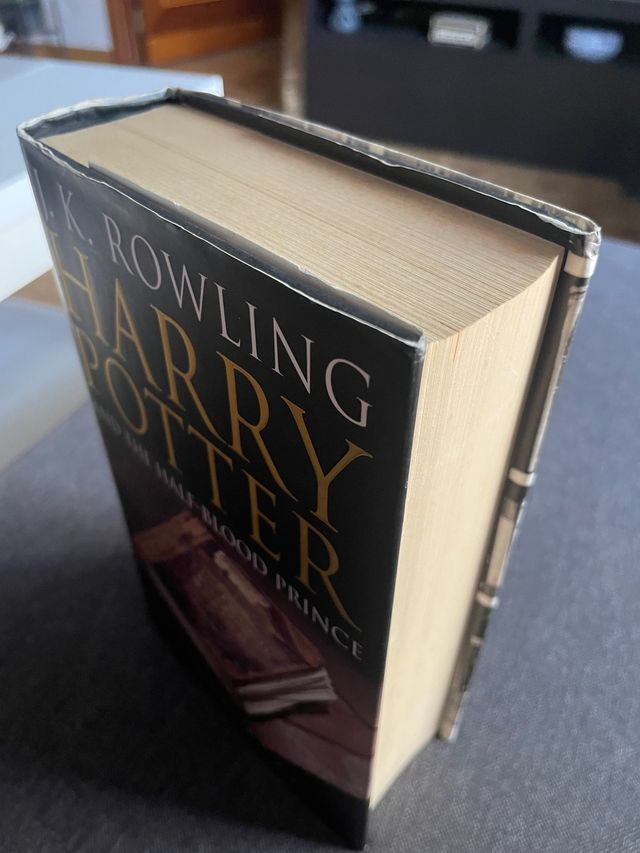 Libro Harry Potter 6 en inglés primera edición 