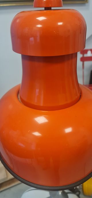 Lampara vintage metálica naranja