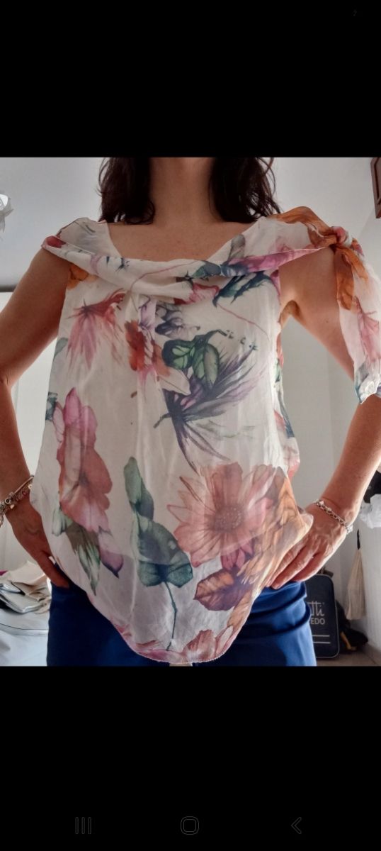 Camicia voile fantasia