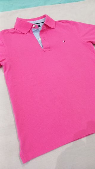 Polo Tommy Hilfiger fuscia