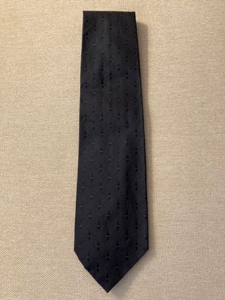 Corbata de seda HUGO BOSS color negro