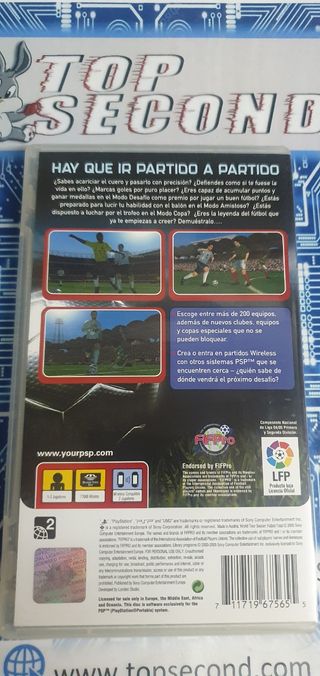 Juego World Tour Soccer PSP