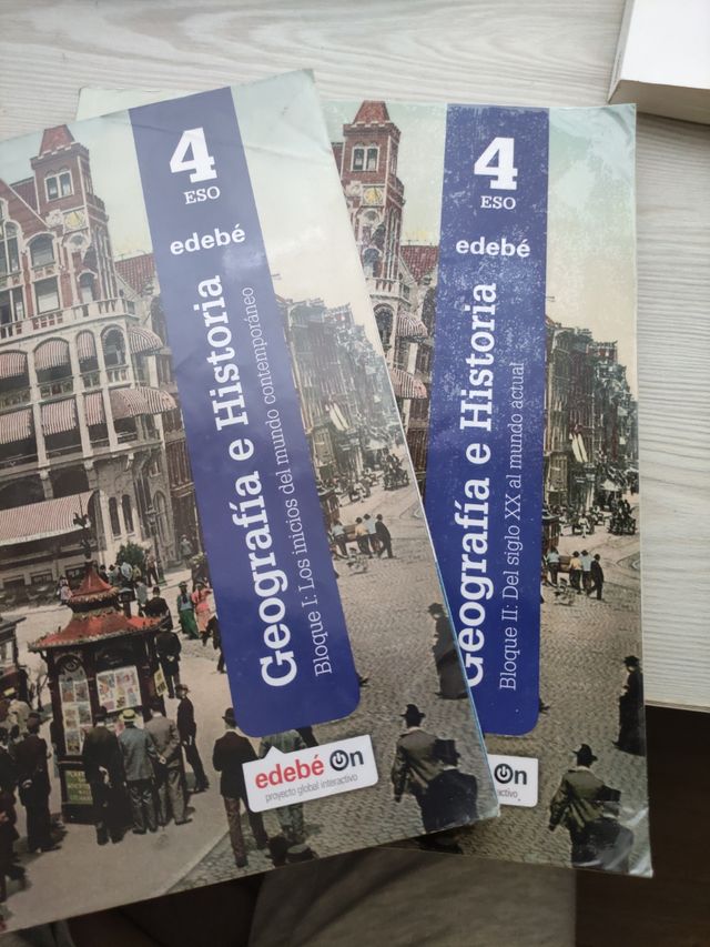 Libros de geografía e historia 4º ESO