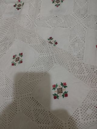 Precio solo está semana. Colcha hecha a mano