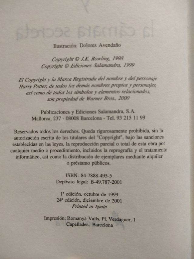 Harry Potter y la cámara secreta