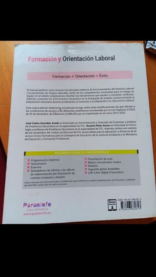 lote de libros de 1 de grado superior de EFP
