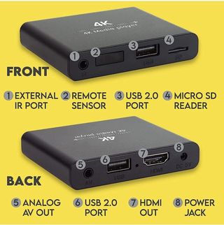 Reproductor 4K Media player