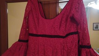 vestido de flamenca de encaje