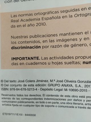 Matemáticas 3° ESO. Anaya.
