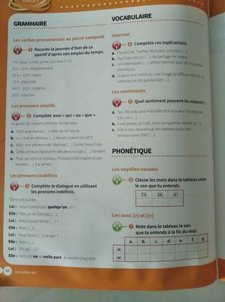 Libro de francés 3° Eso. Oxford educación.