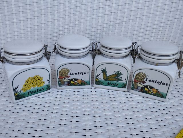 Tarros de cocina de cerámica