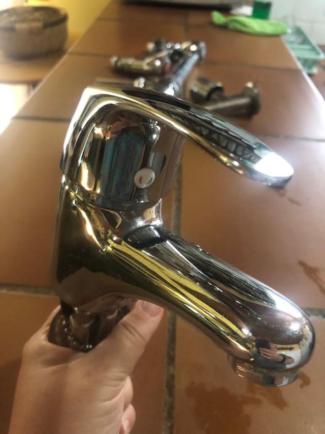 grifos monomando lavabo y bañera