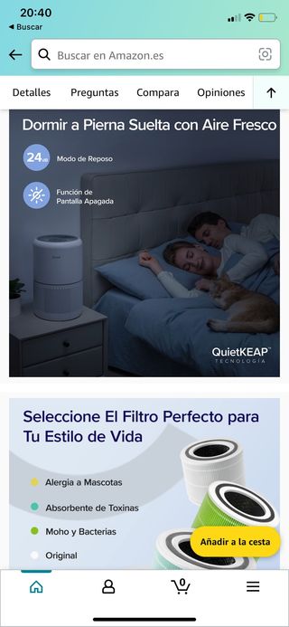 Purificador de aire (Levoit)