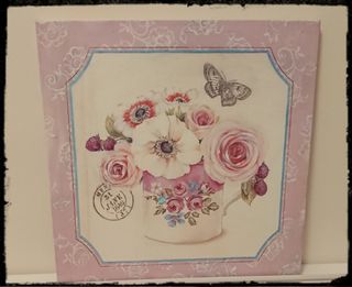 Quadro stile shabby in PERFETTE condizioni.