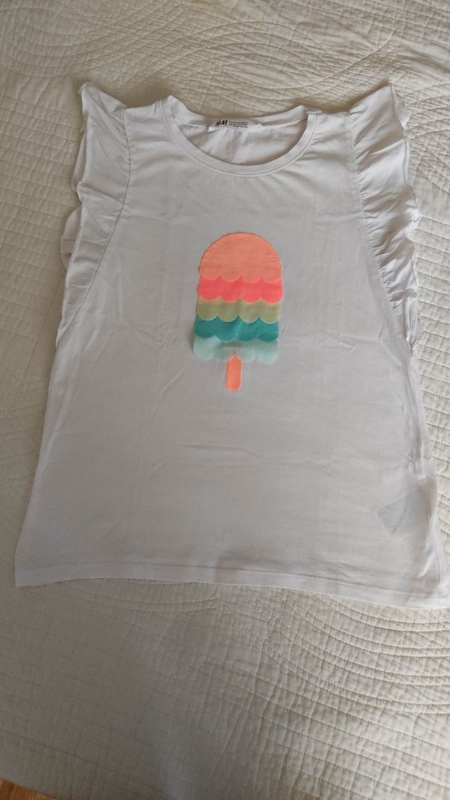 Lote camisetas verano niña 8-10 años,H&M